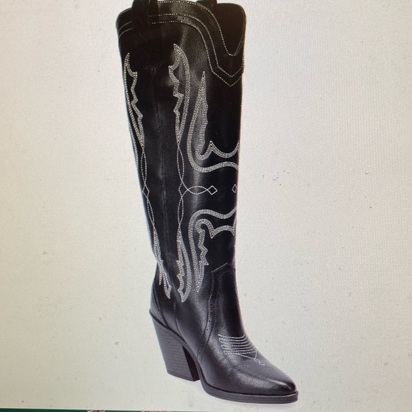 🌞Summer Smash Blast🌞 SO Briely Women’s Tall Western Boots New In Box-Size 9.5 - Picture 7 of 9